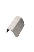 Furnipart - Plinth - greb i rustfrit stål silkeslebet CC96mm L120mm B40mm