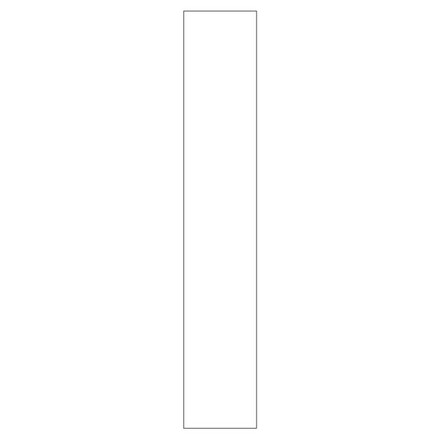 Integreret friside til højskab i halv dybde H: 195,2 cm D: 32 cm