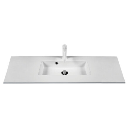 Marmorline Colombo badvask i hvid, mat marmor D: 36 cm 