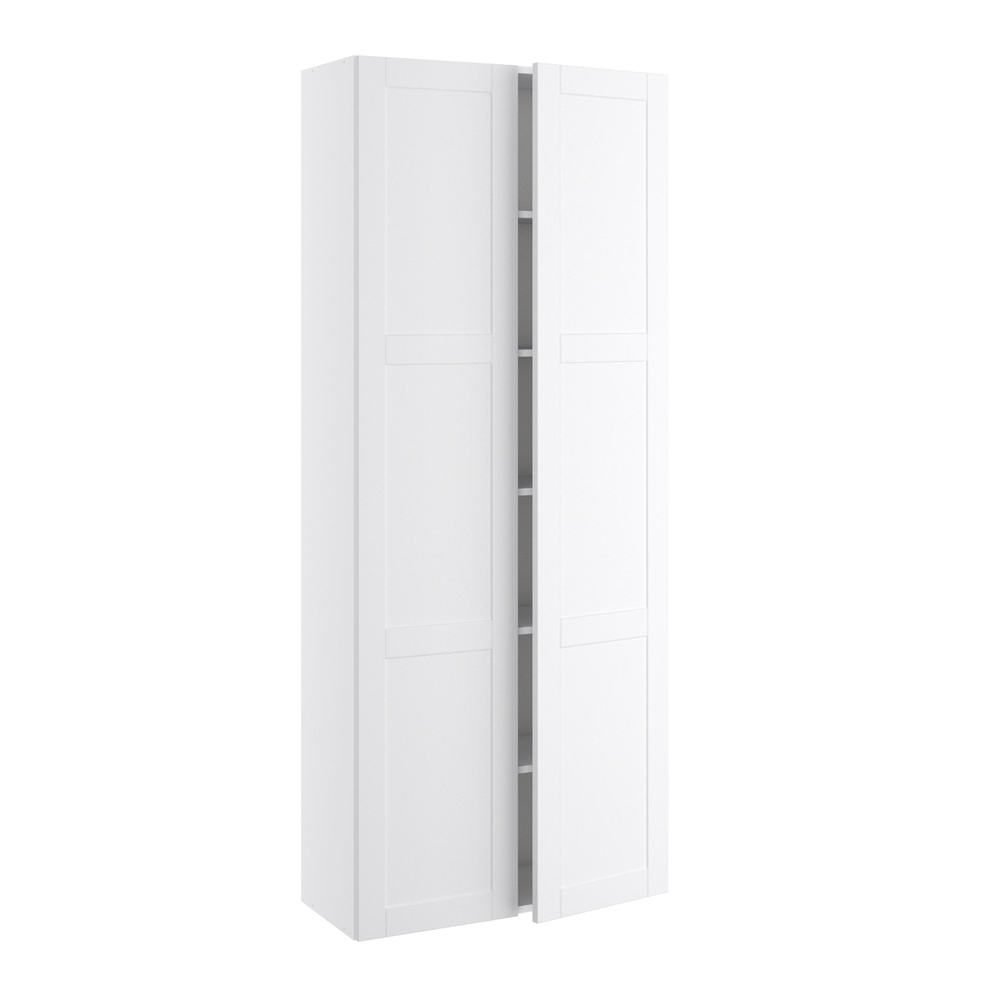 80 cm bredt højskab med 5 hylder