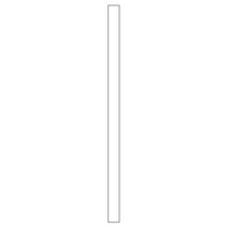 Tilpasning til højskab<br>H: 195,2 cm B: 10 cm