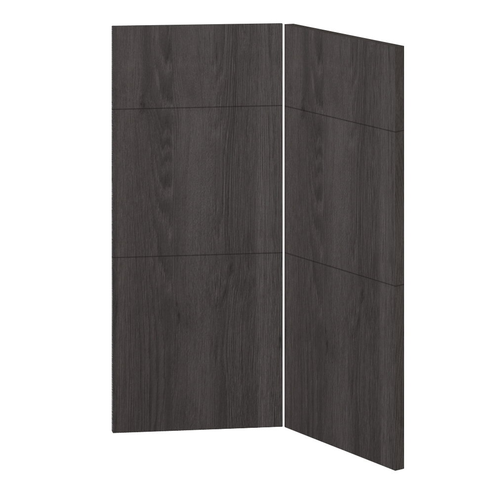 Knæklåge 3-delt samlet<br>Passer til U9090 H: 70 cm B: 29,6 cm