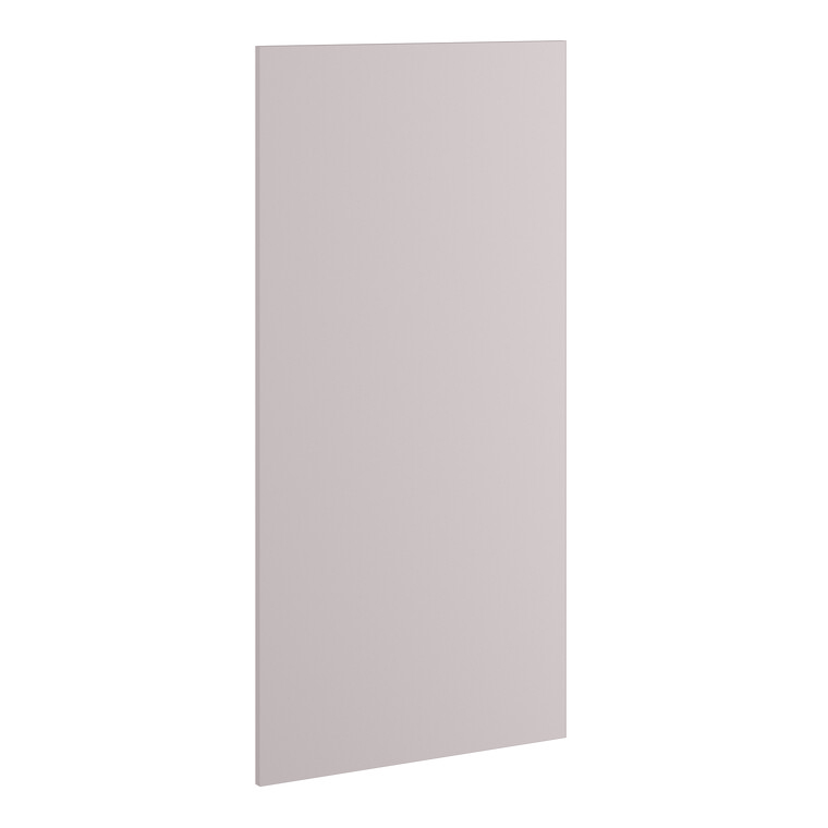 Låge til designskab uden hængselboring H: 124,4 cm 
